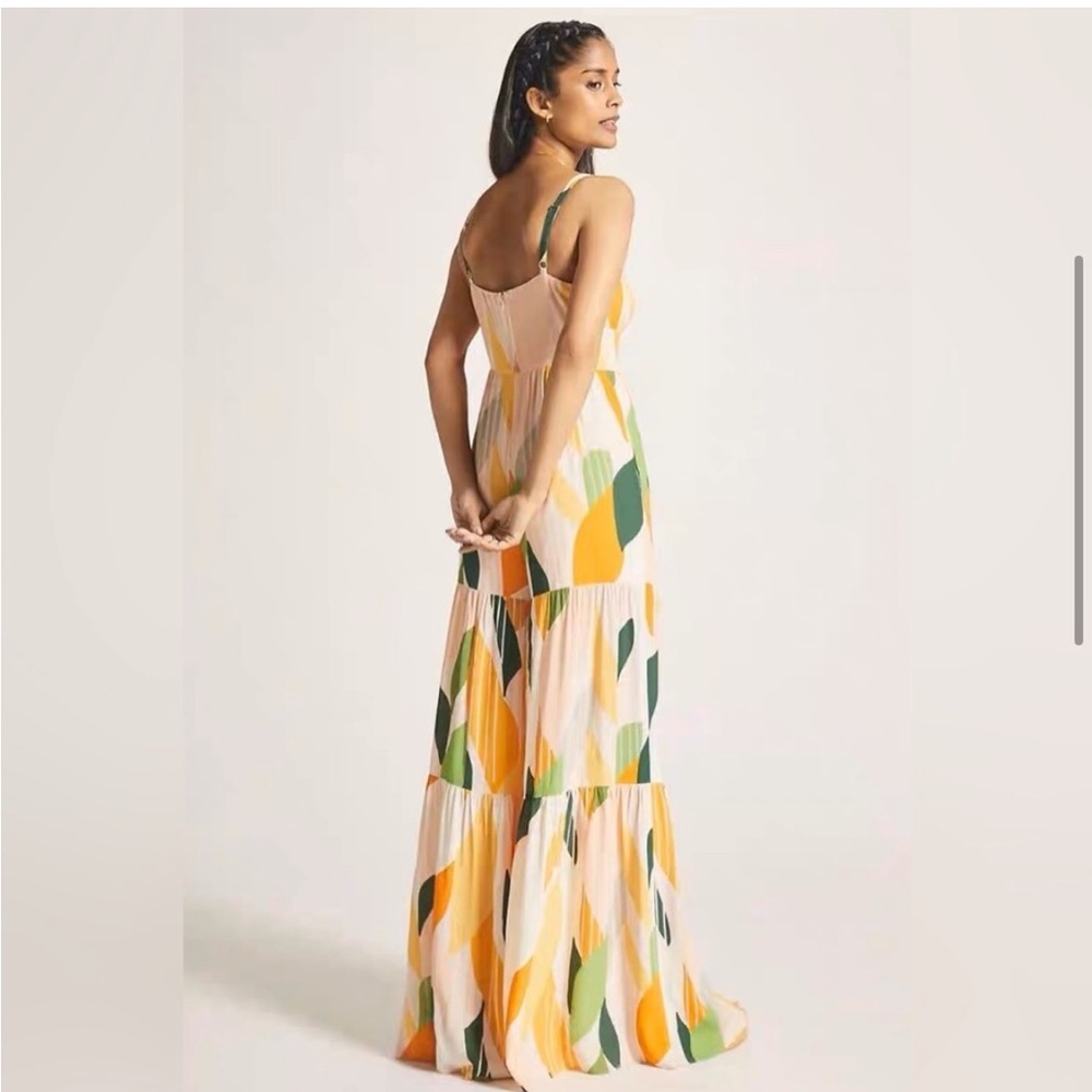 NWT Anthropologie (12) hutch Wide Leg Flounced Jumpsuit - Picture 3 of 12